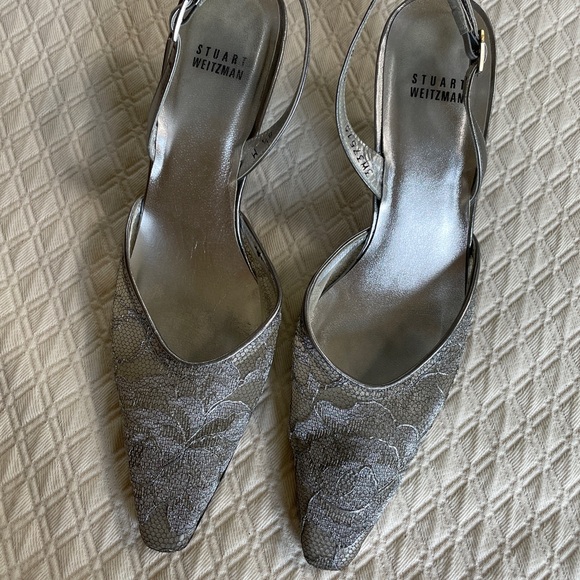 Stuart Weitzman Slingbacks Size 8.5 - Picture 1 of 5